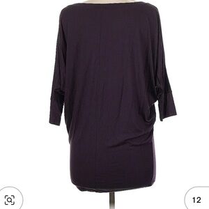 41 Hawthorn Deep Purple 3/4 Sleeve Top
